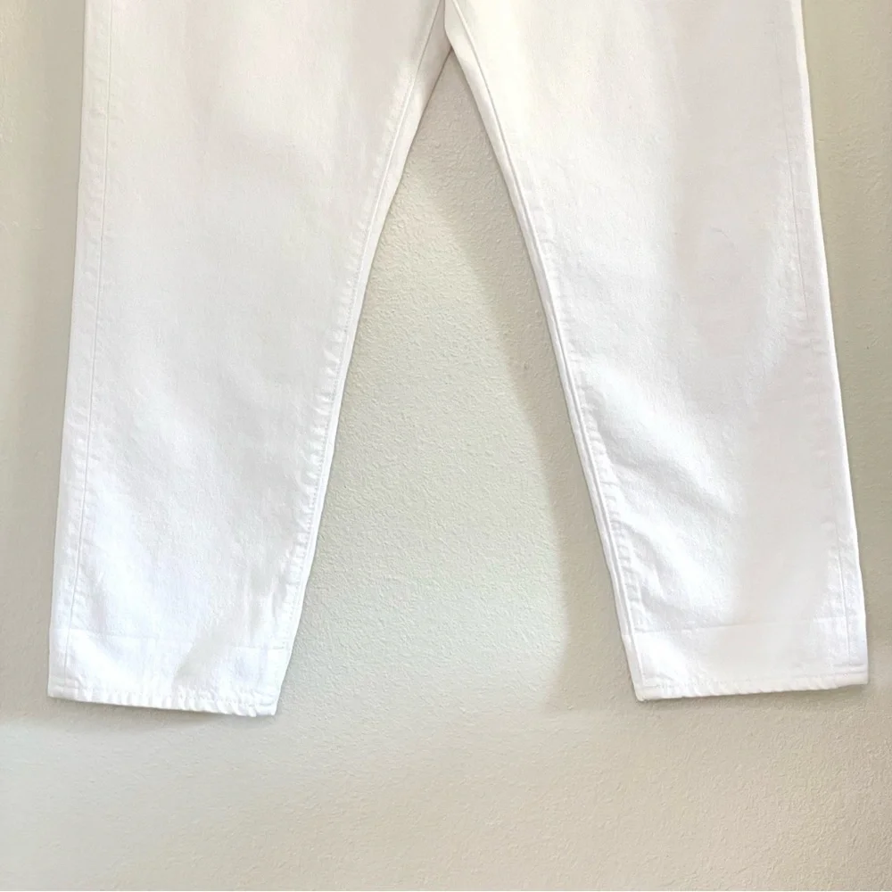 NWT J. Crew Slouchy Boyfriend Jean White 26 Petite